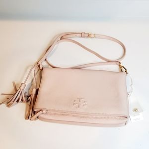 TORY BURCH- LARGE FOLD-OVER CROSSBODY BAG